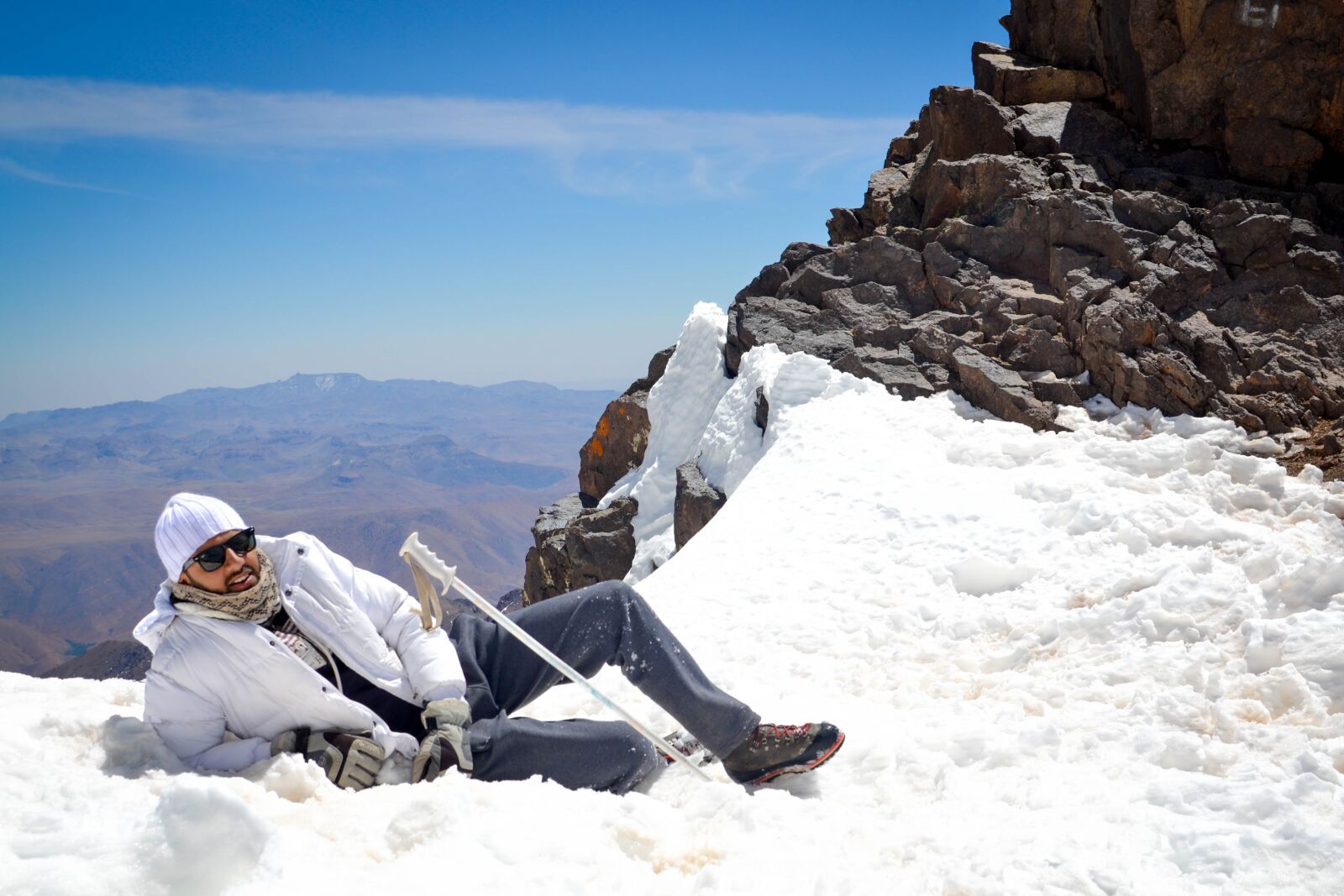 Nikon D3100 sample photo. Morocco, cold, snow photography