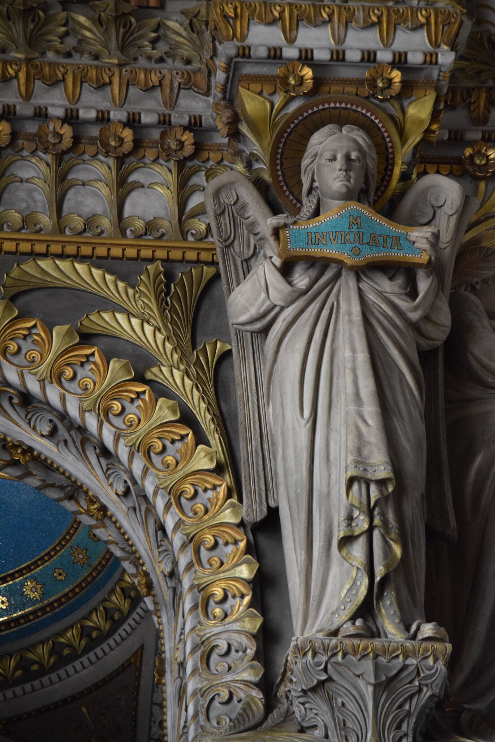 Nikon D3300 sample photo. Lyon, fourviere, mary photography