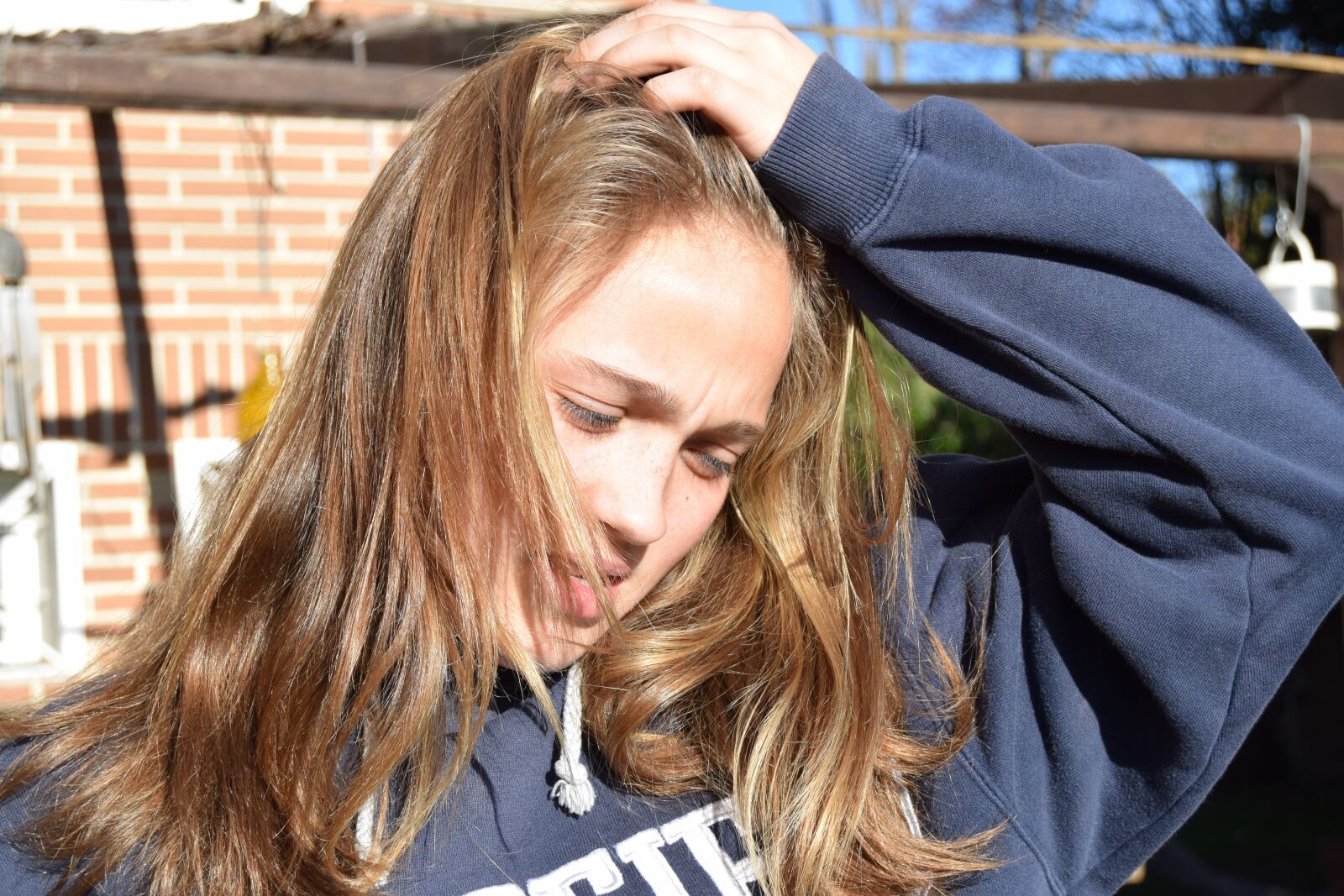 Nikon D3300 sample photo. Daughter, pretty, sun photography