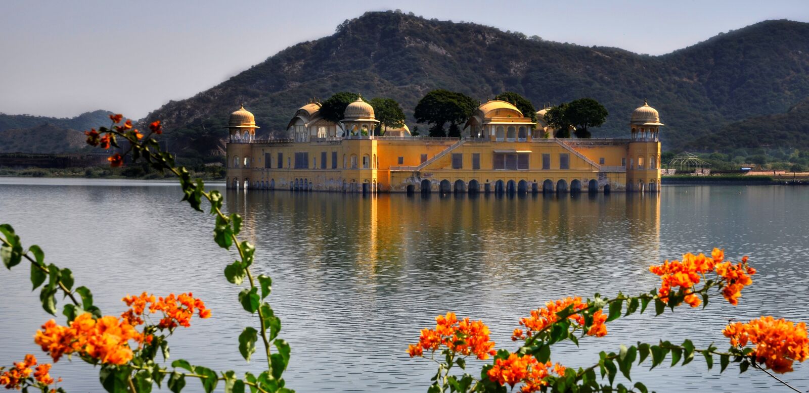 Nikon D5100 sample photo. Water, palace, jal mahal photography