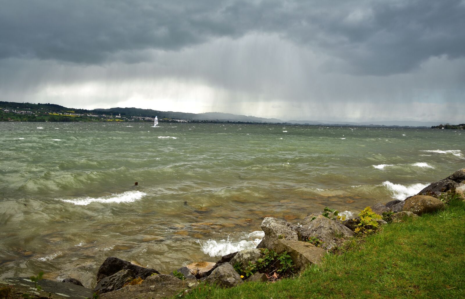 Nikon D7200 sample photo. Windsurfer, lake, wind surfing photography