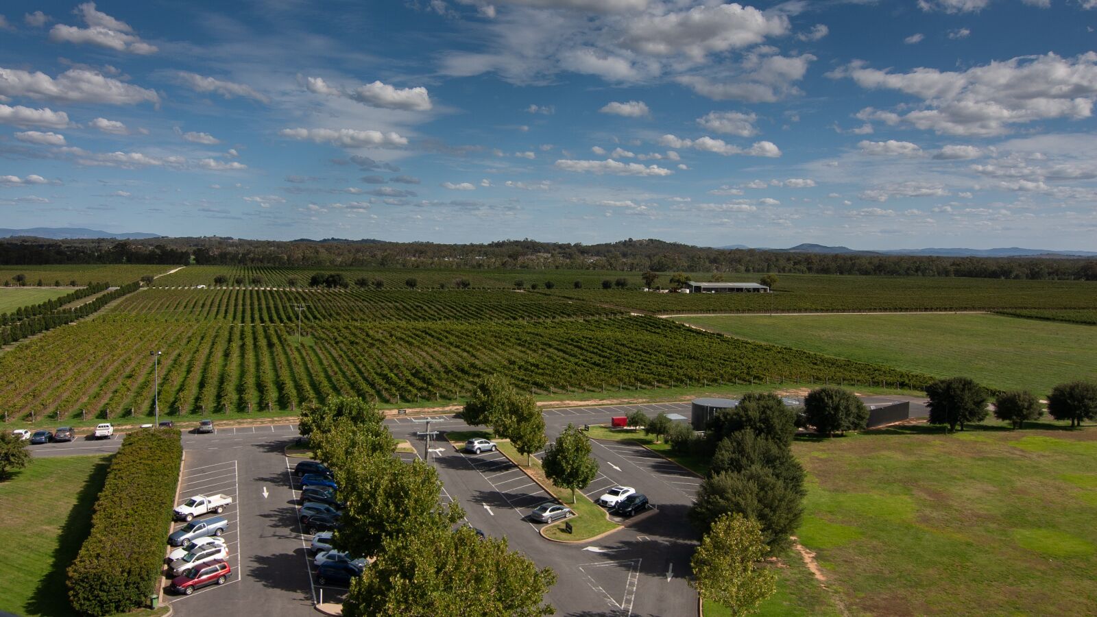 Canon EOS 40D + Tokina AT-X Pro 12-24mm F4 (IF) DX sample photo. Winery, tower view, vineyard photography