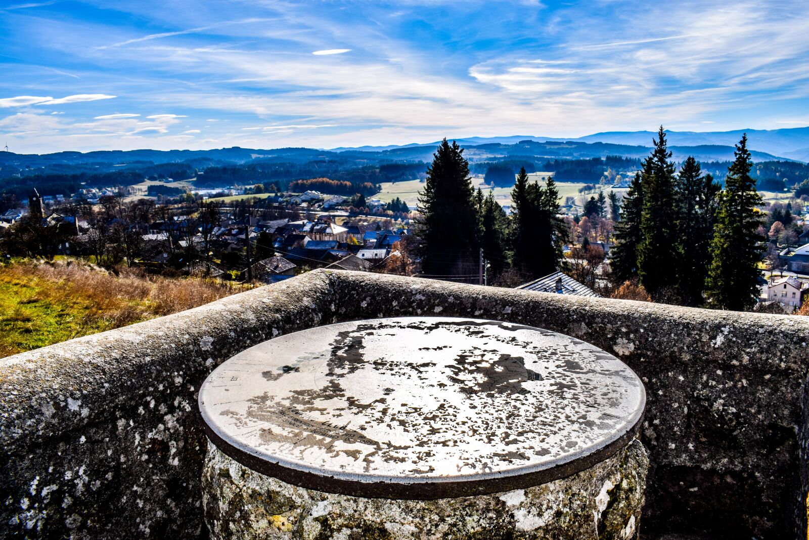 Nikon D5300 sample photo. Field, village, ardèche photography