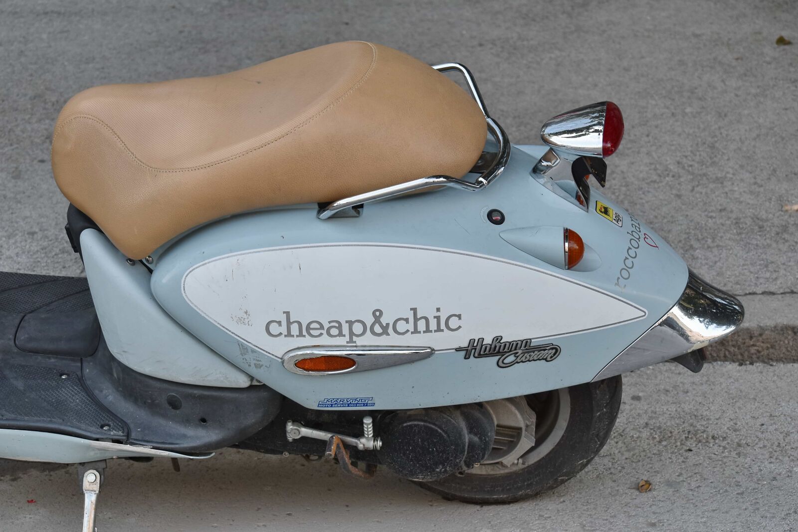 Nikon D5500 sample photo. Moped, seat, classic, conveyance photography
