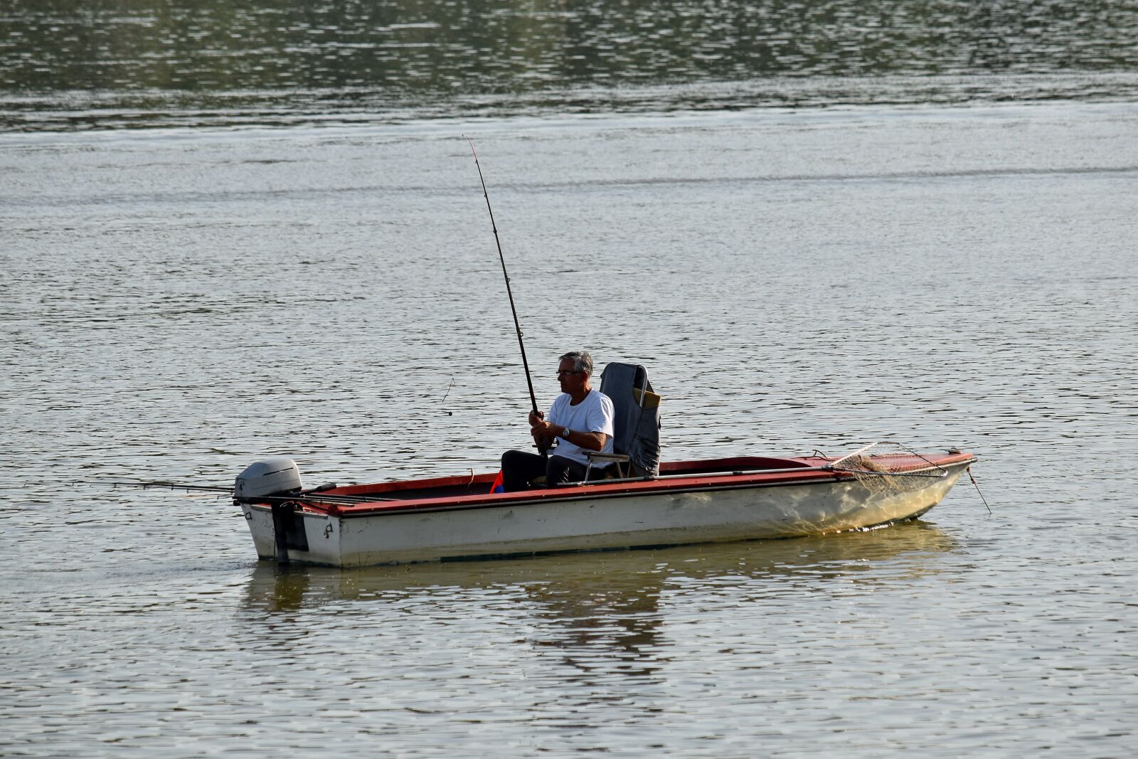 Nikon D5500 sample photo. Fisherman, fishing boat, fishing photography