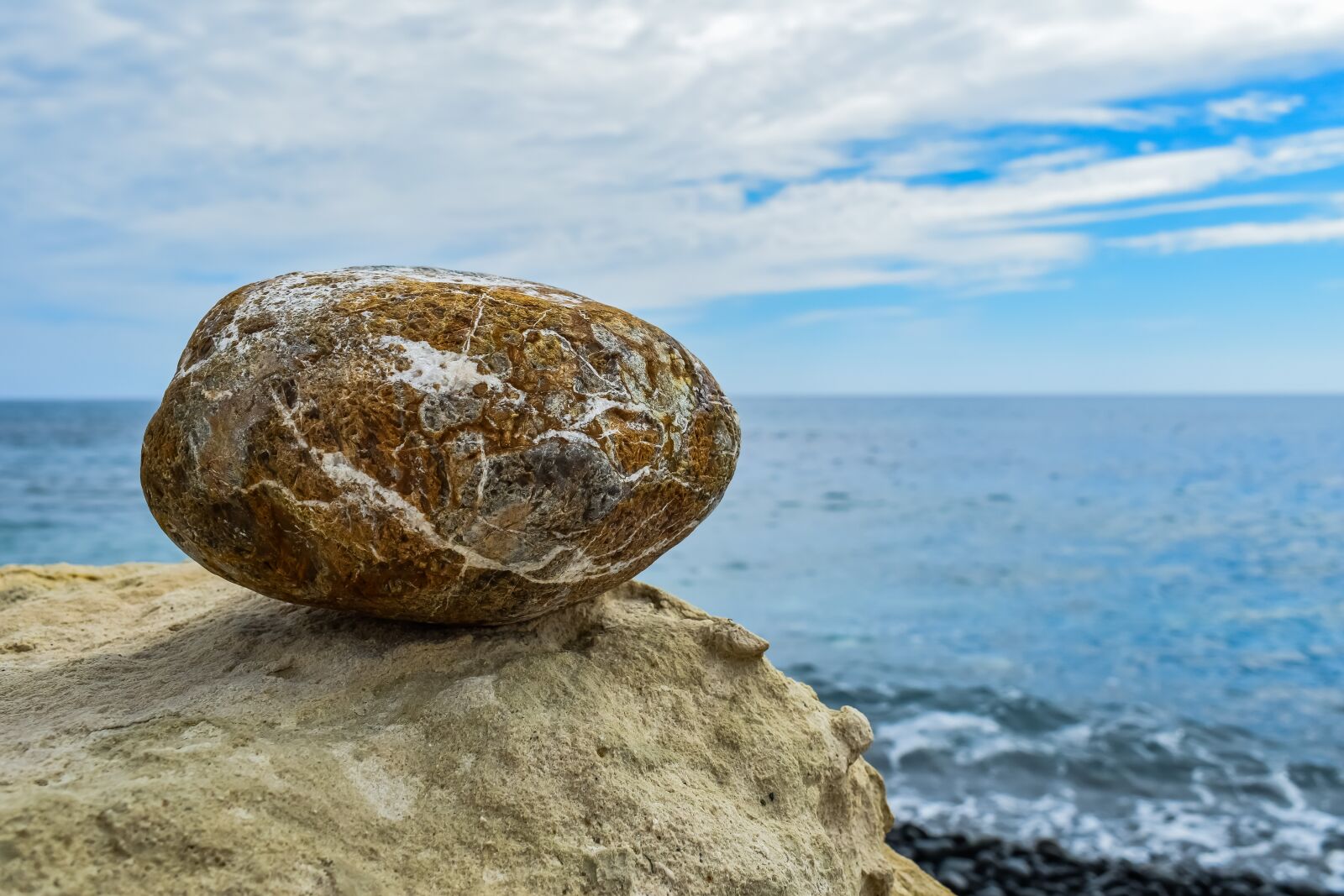 Nikon D3300 sample photo. Stone, sea, nature photography