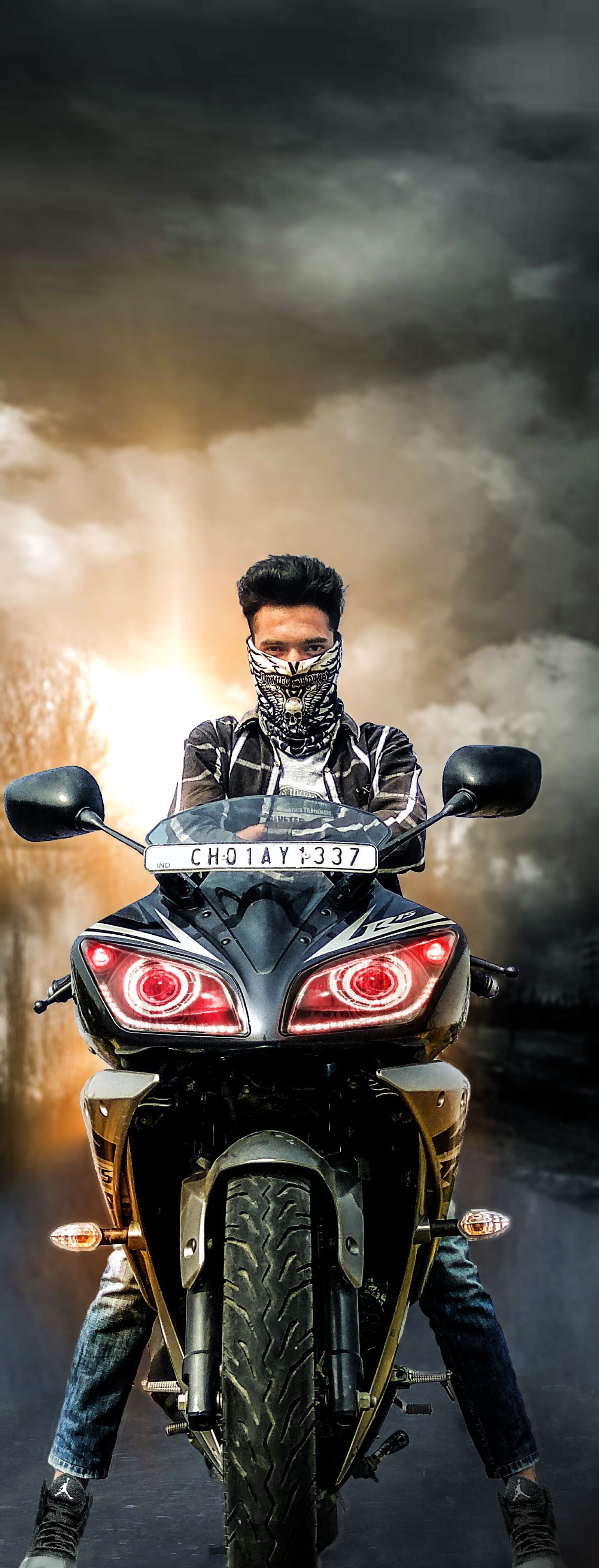 Xiaomi Redmi Note 3 sample photo. Bike, person, racer photography