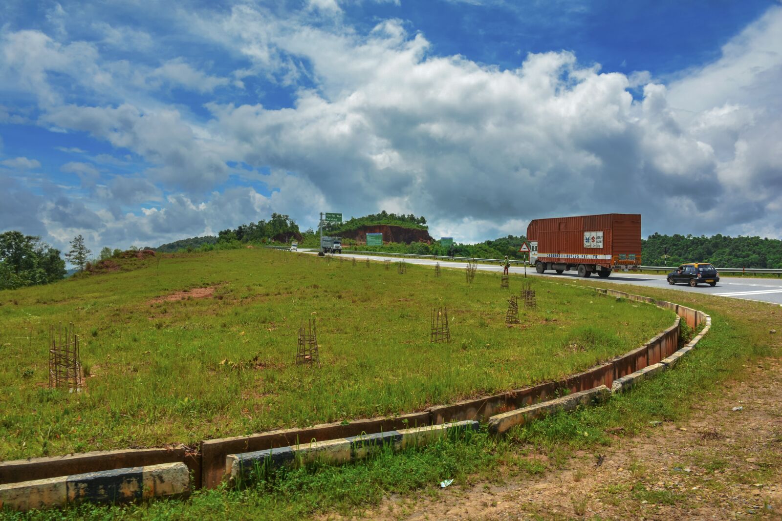 Nikon D5200 sample photo. Road, clouds, sky photography