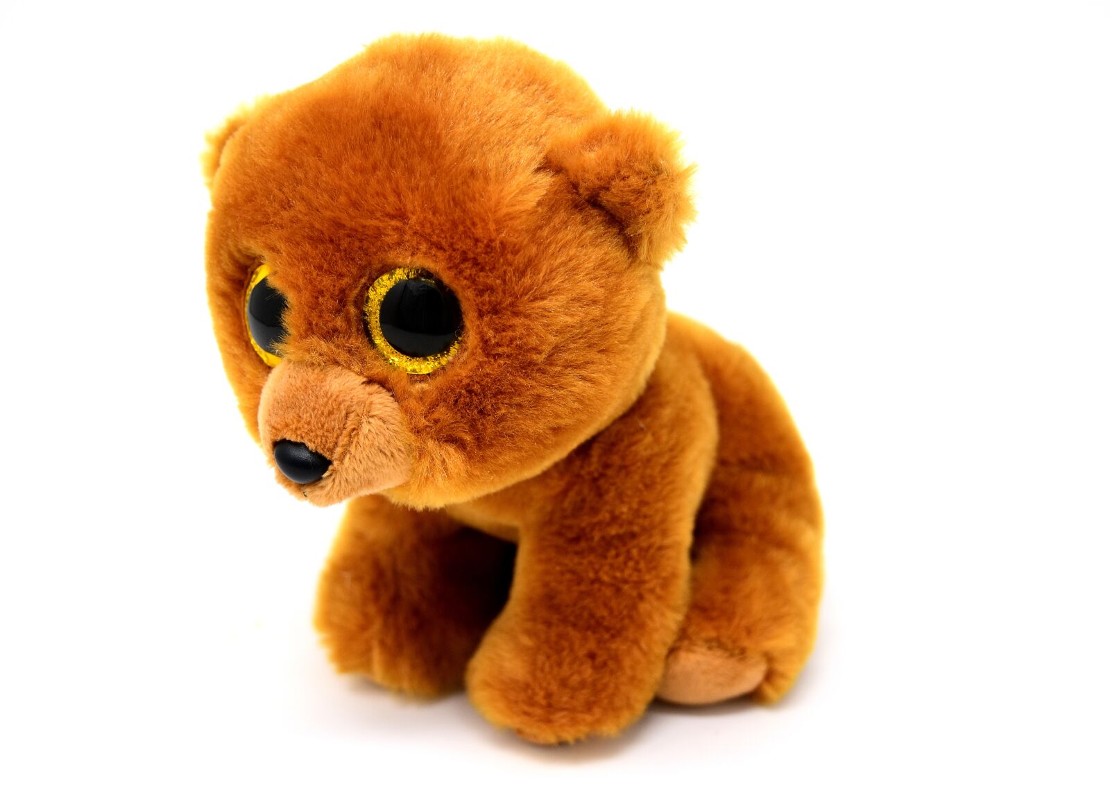 Nikon D7200 sample photo. Teddy bear, glitter eyes photography