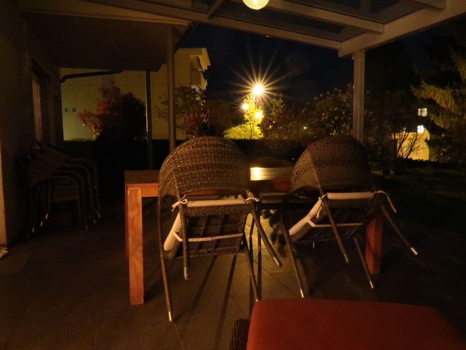 Canon PowerShot G7 X Mark II sample photo. Abendstimmung, seat, lights photography