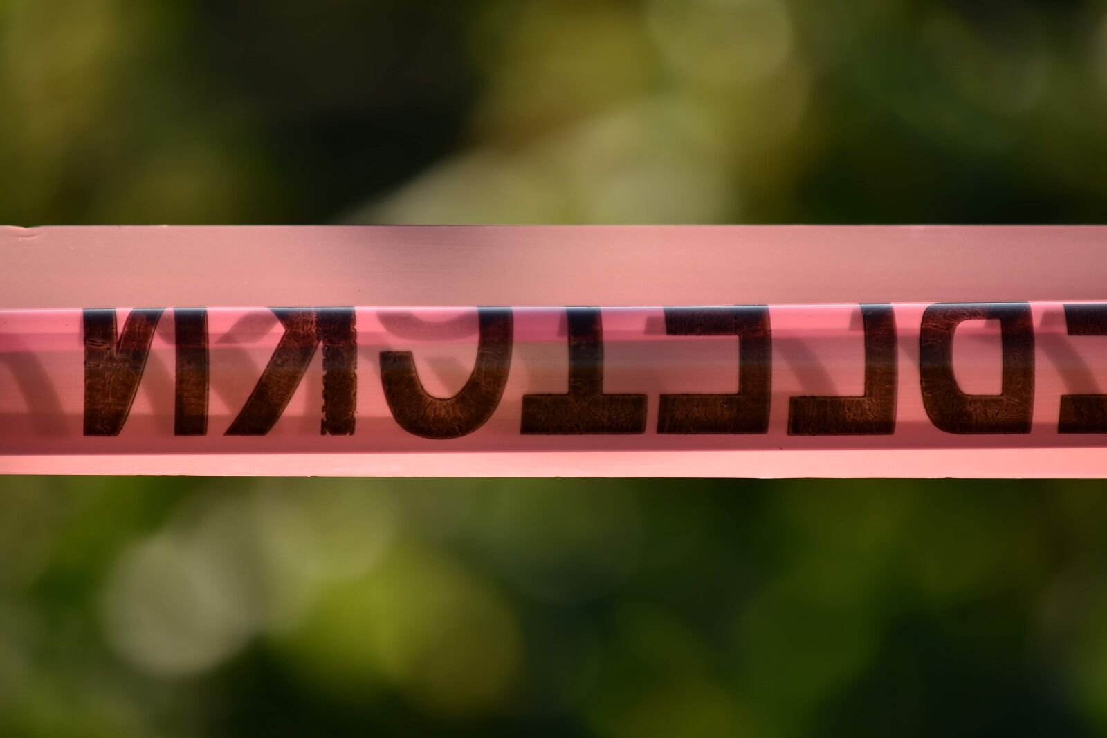 Nikon D5500 sample photo. Danger, plastic, warning, sign photography