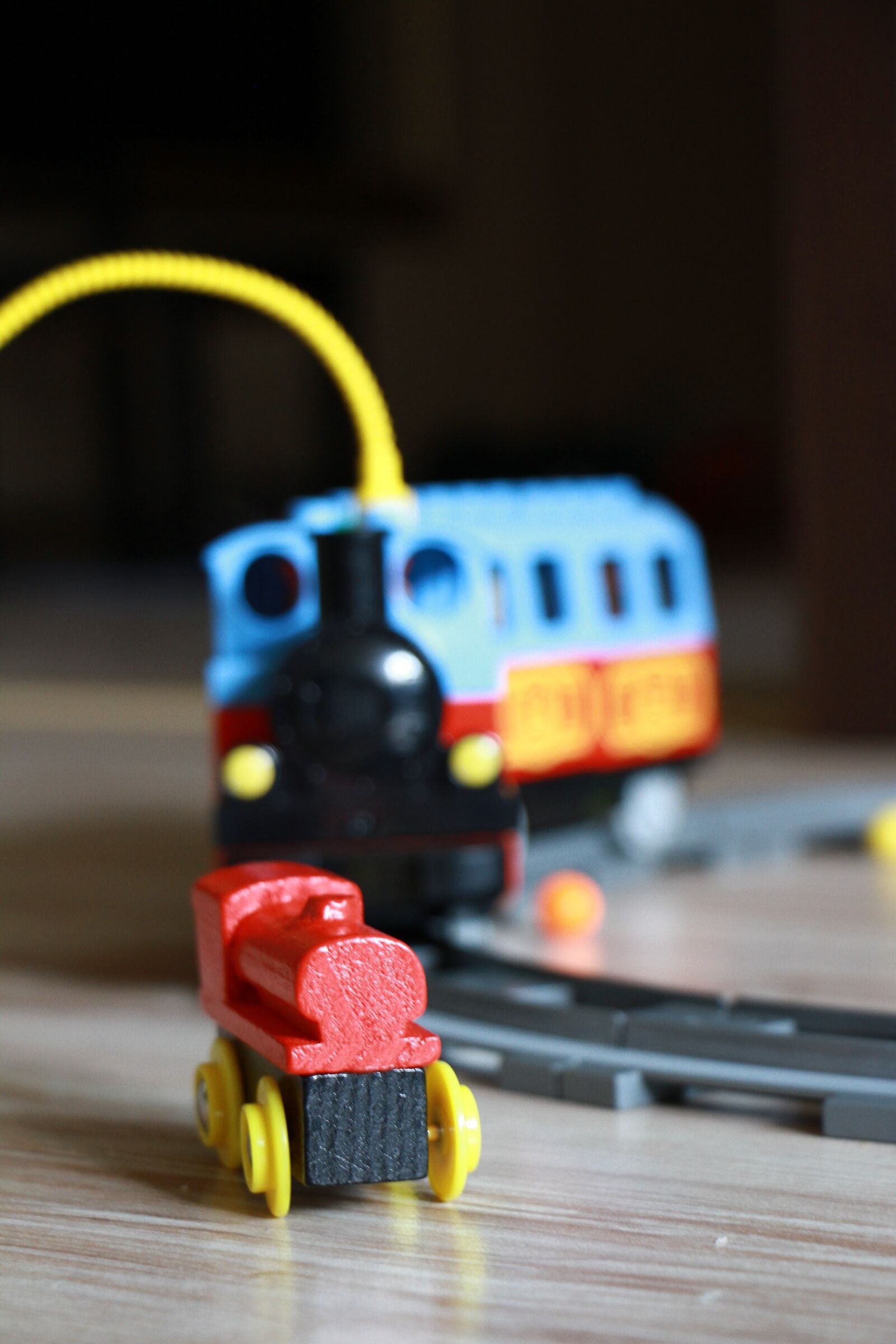 Canon EOS 7D sample photo. Play, rails, toy, train photography