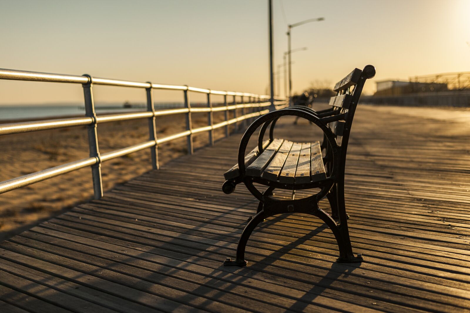 Nikon D700 sample photo. Bench, boardwalk, wood photography