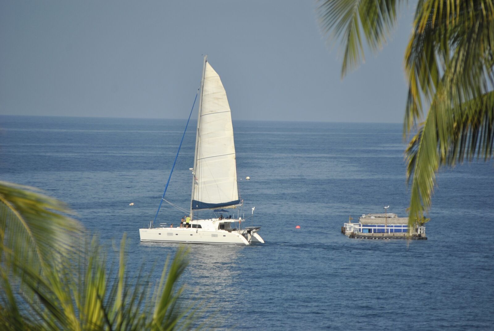 Nikon D3000 sample photo. Sailboat, ocean, hawaii photography