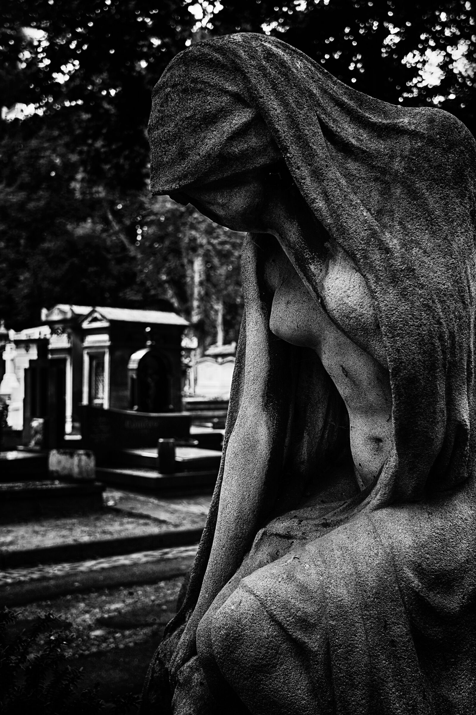 Nikon D7100 sample photo. Sacred art, cemetery, paris photography