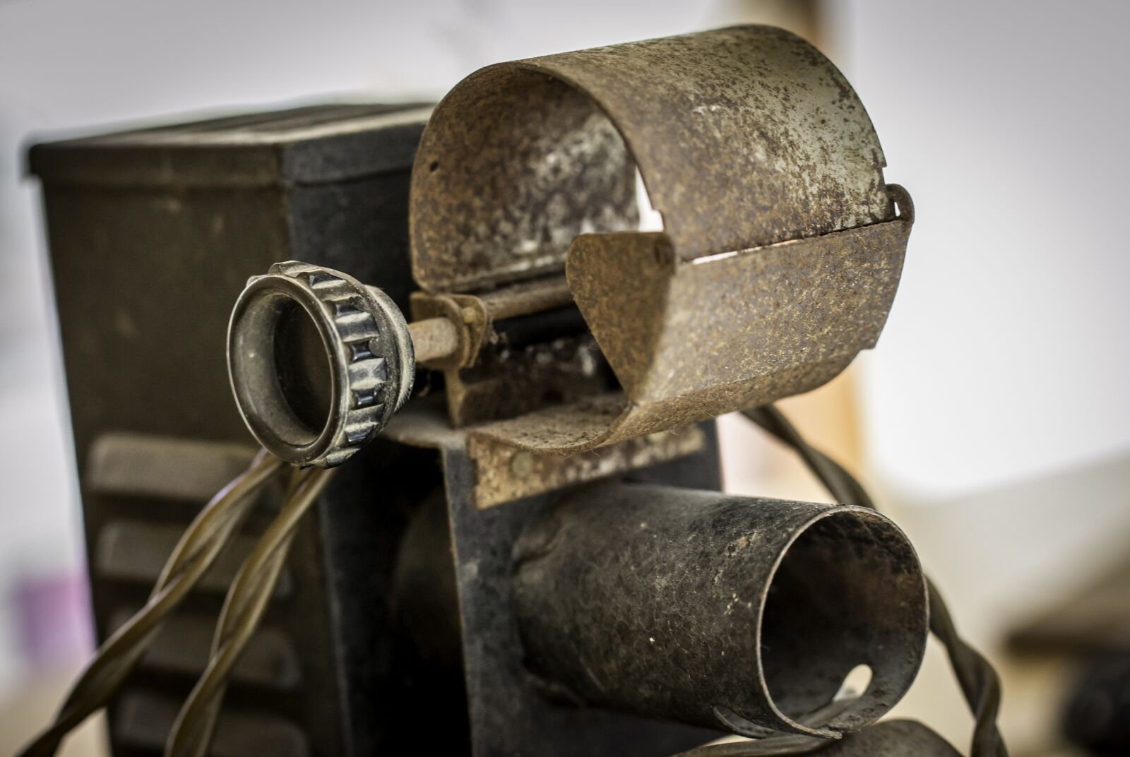 Nikon D3100 sample photo. Rusty, old, metal photography