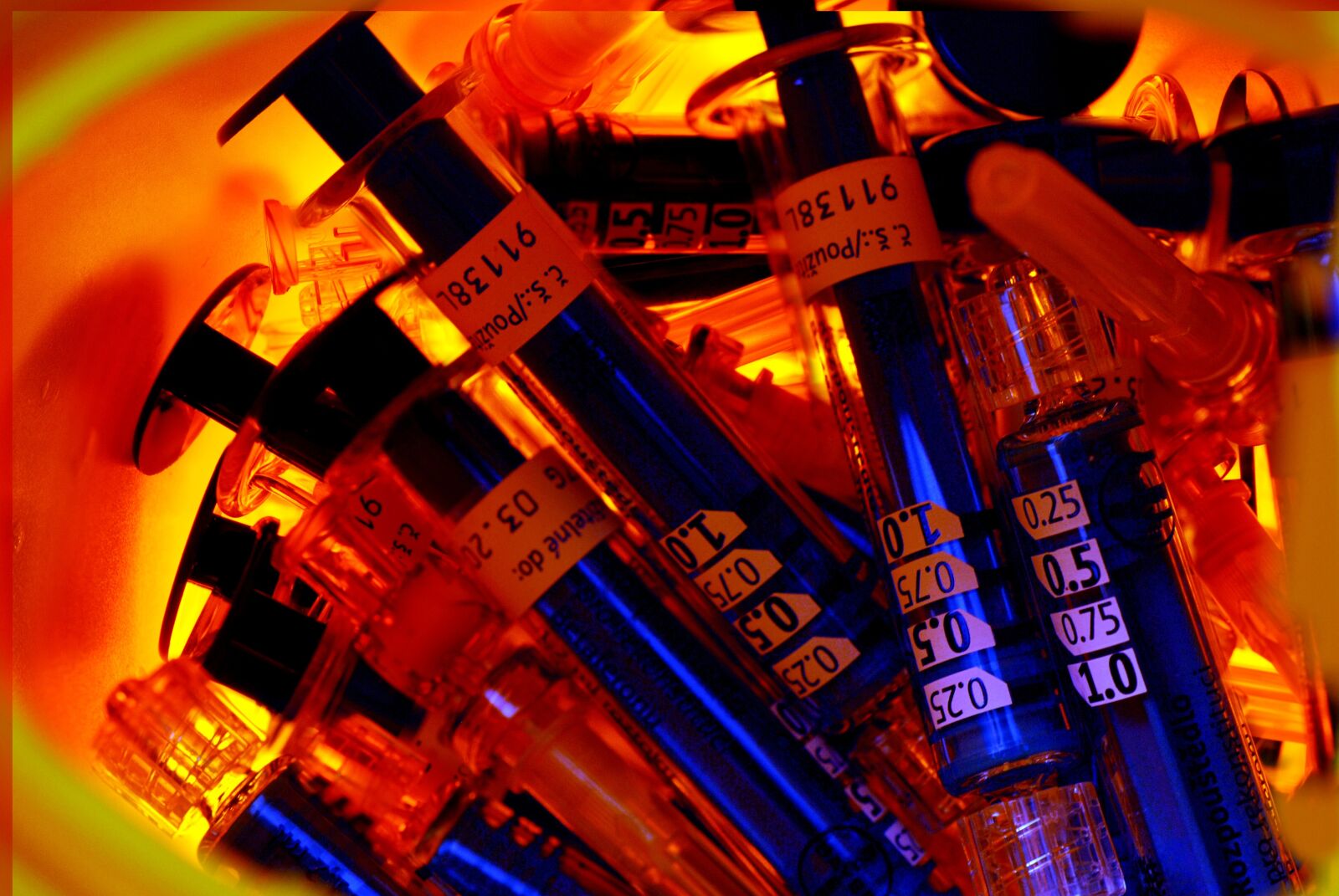 Nikon D200 sample photo. Injection, syringe, jar photography