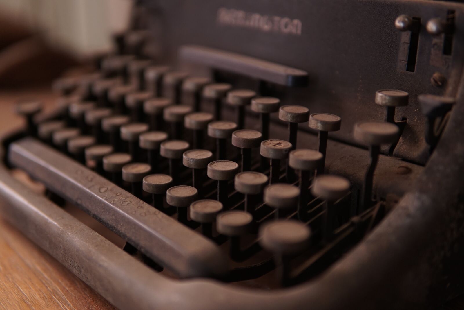 30mm F1.4 DC DN | Contemporary 016 sample photo. Typewriter, antique, old photography