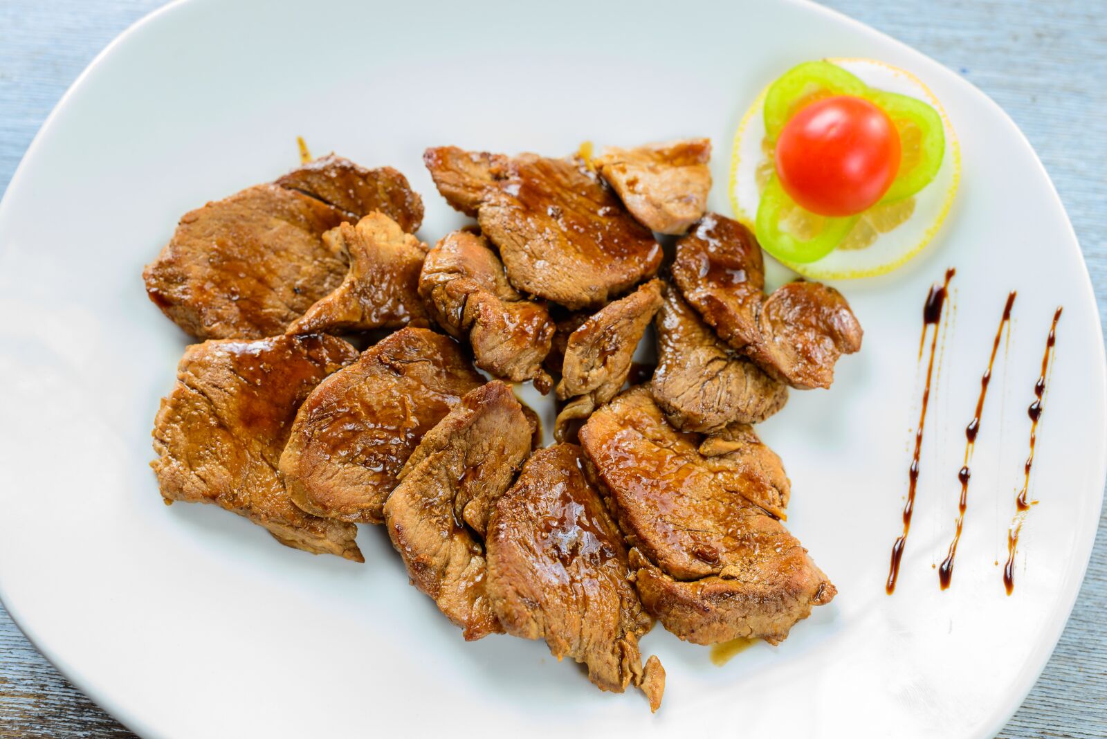 Nikon D800 sample photo. Roasted, pork, meal photography