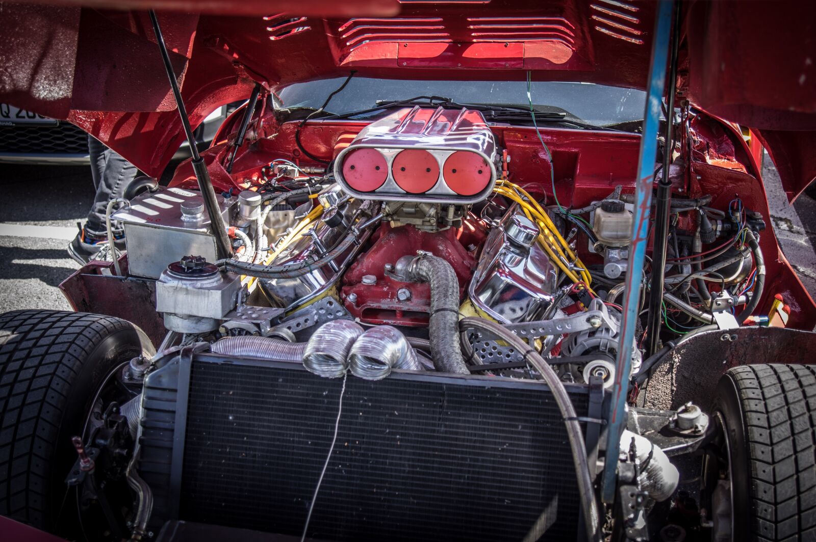 Pentax K-3 sample photo. Car engine, racing, chevrolet photography