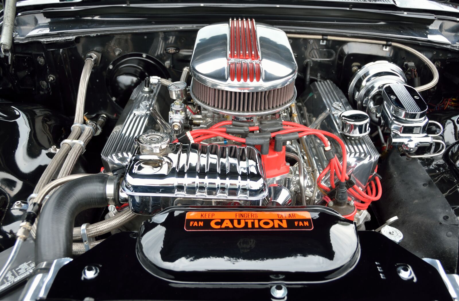 Nikon D7000 sample photo. Car engine, automobile, chrome photography