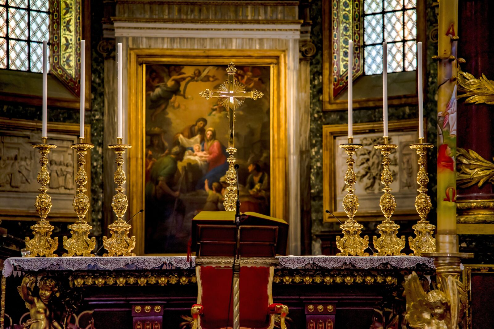 Pentax K-1 Mark II sample photo. Altar, church, cathedral photography