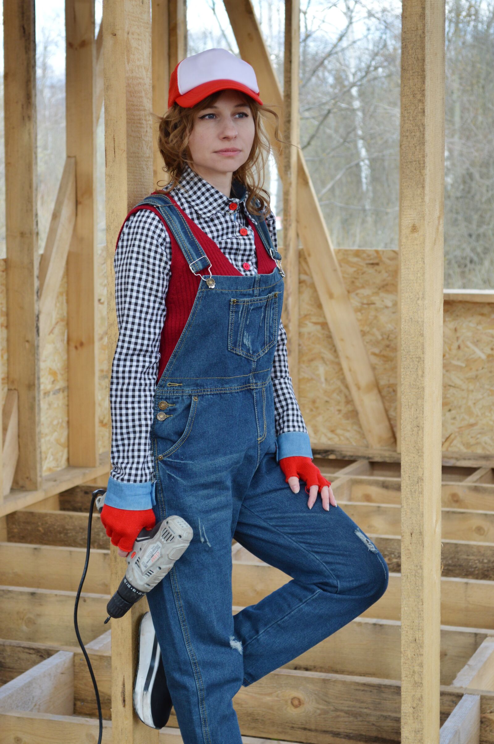 Nikon D3200 sample photo. Builder, master, frame photography
