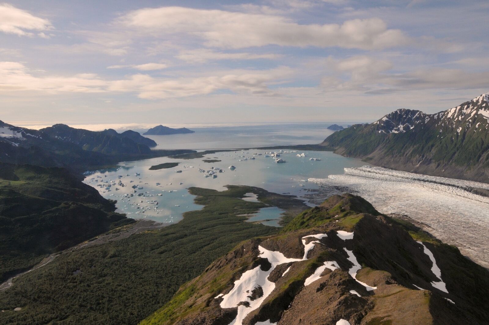 Nikon D300 sample photo. Bear glacier, landscape, ocean photography