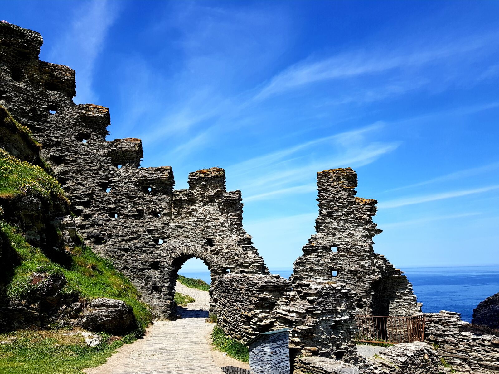 Samsung Galaxy S8 sample photo. Tintagel castle, tintagel, cornwall photography