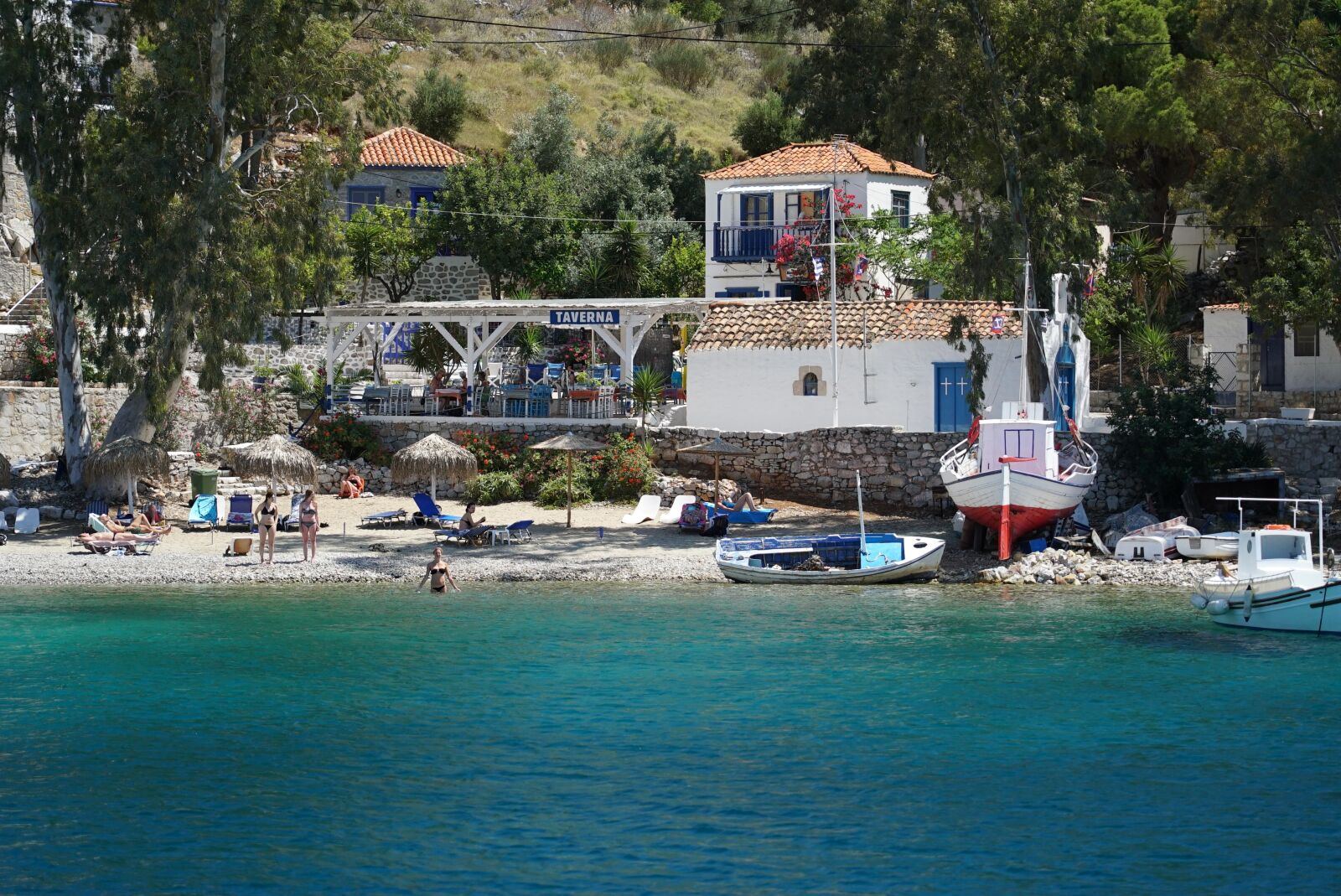 Sony FE 24-105mm F4 G OSS sample photo. Hydra, holidays, island photography
