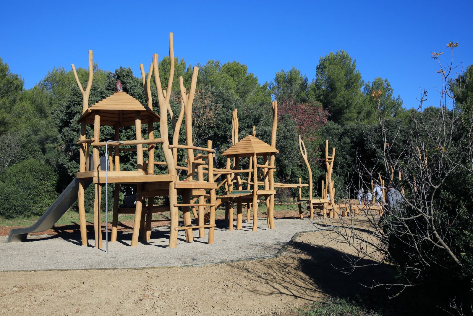 Canon EF 24-70mm F2.8L II USM sample photo. Wood, playground, children photography