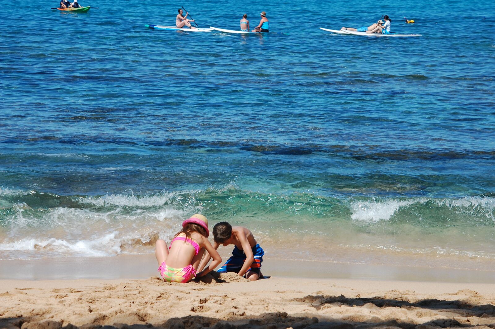 Nikon D40 sample photo. Beach, play, sand photography