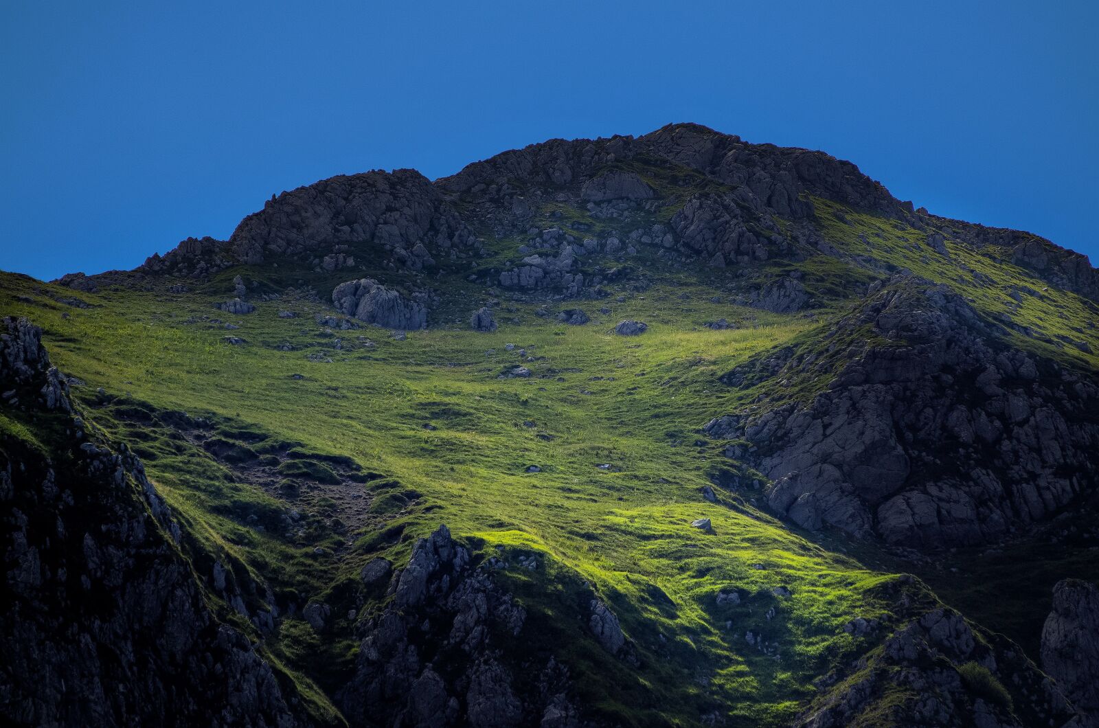 Nikon D7000 sample photo. Green, mountain, sky photography