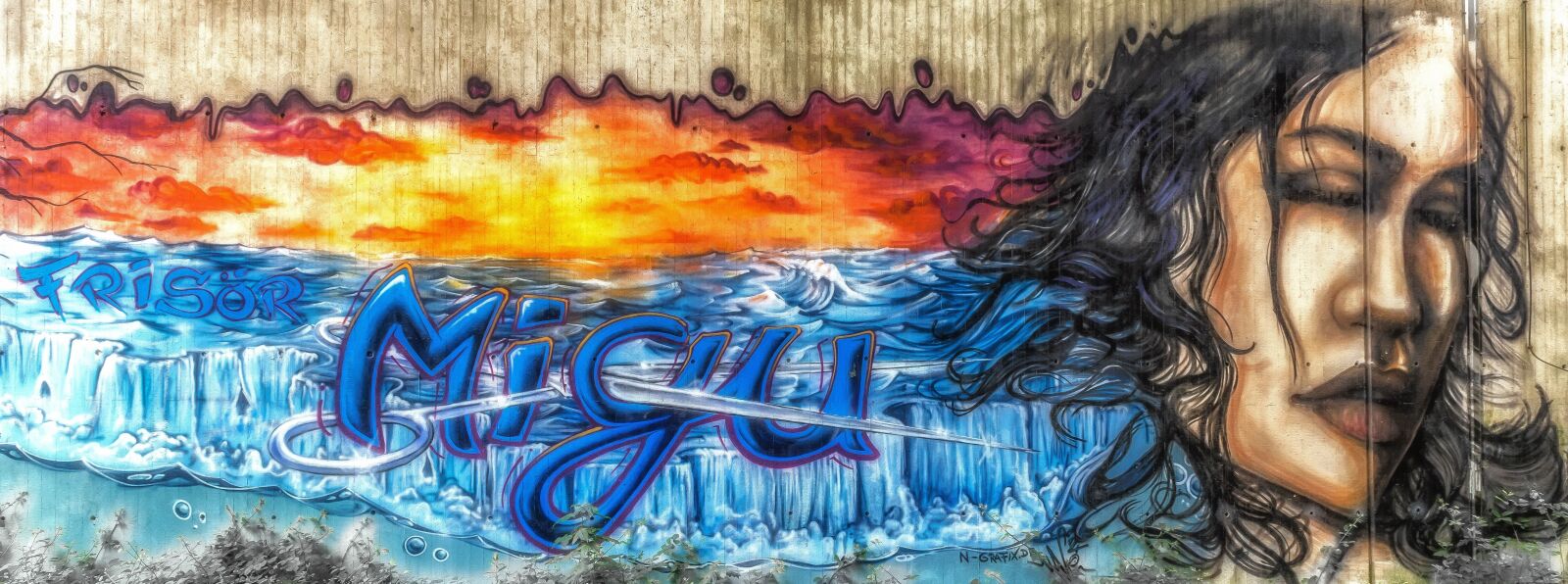 Nikon D3300 sample photo. Graffiti, art, mural photography
