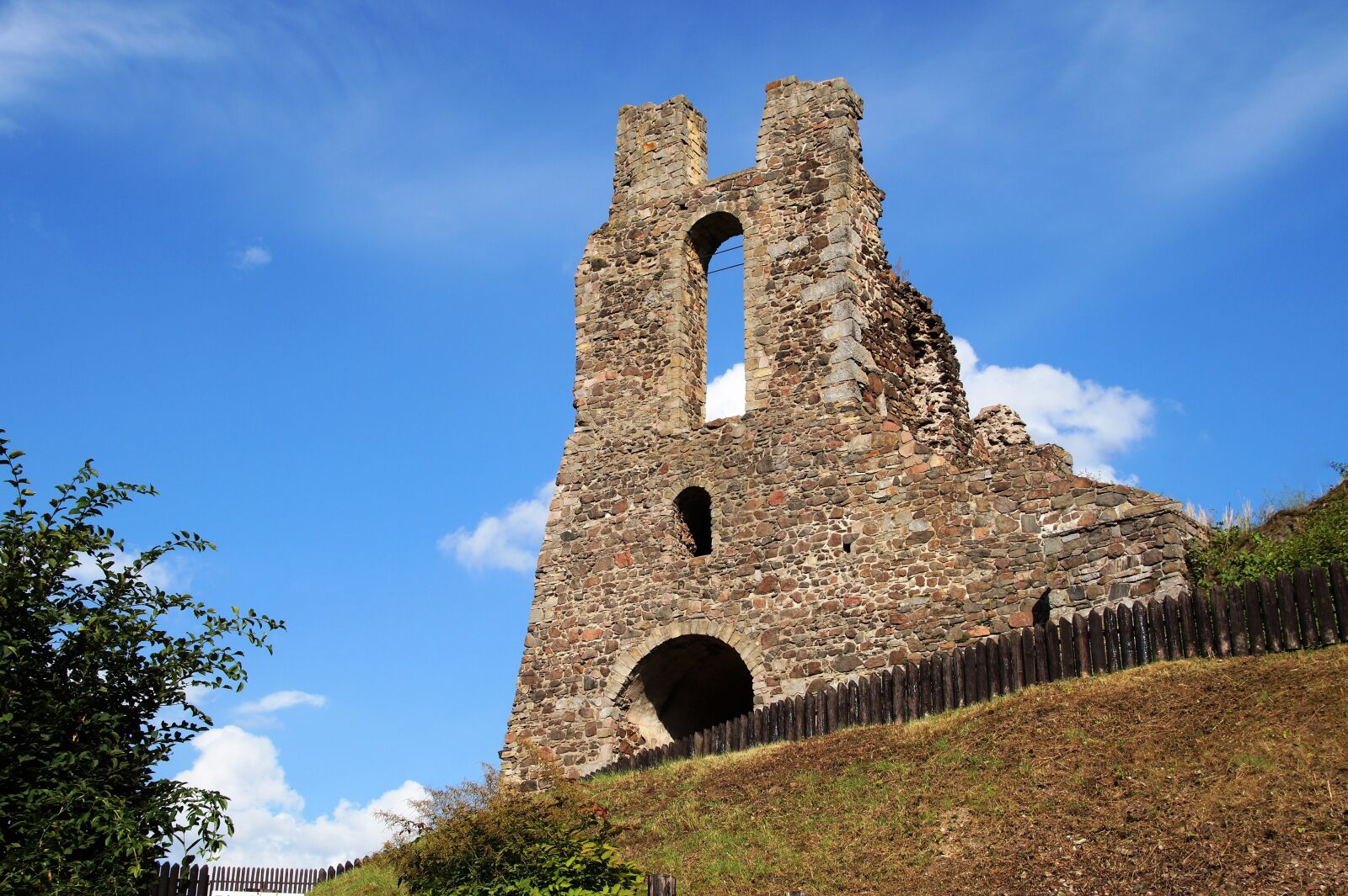 Sony SLT-A58 sample photo. Castle, potštejn, ruins photography