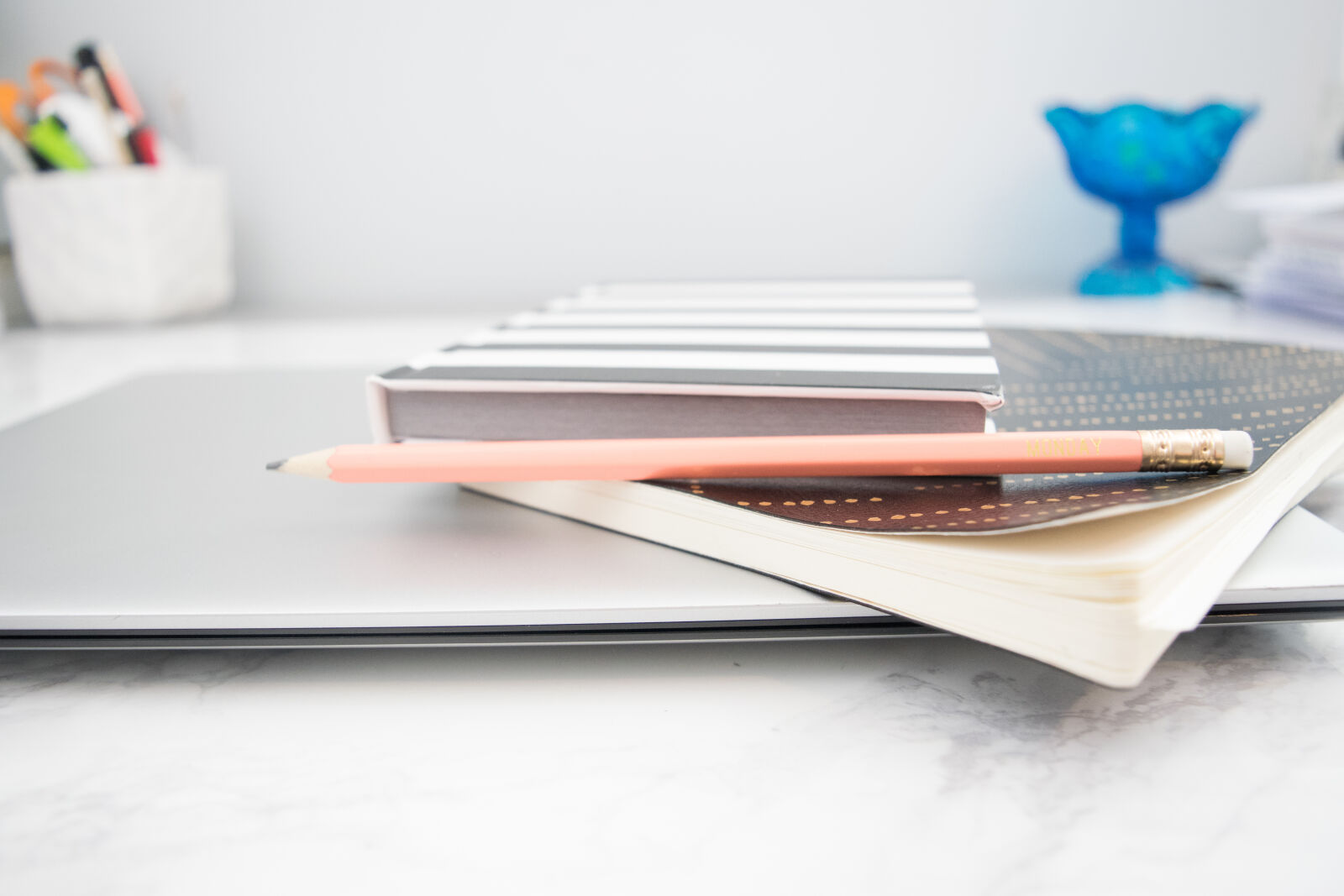 Nikon D3300 sample photo. Blue, glass, books, laptop photography