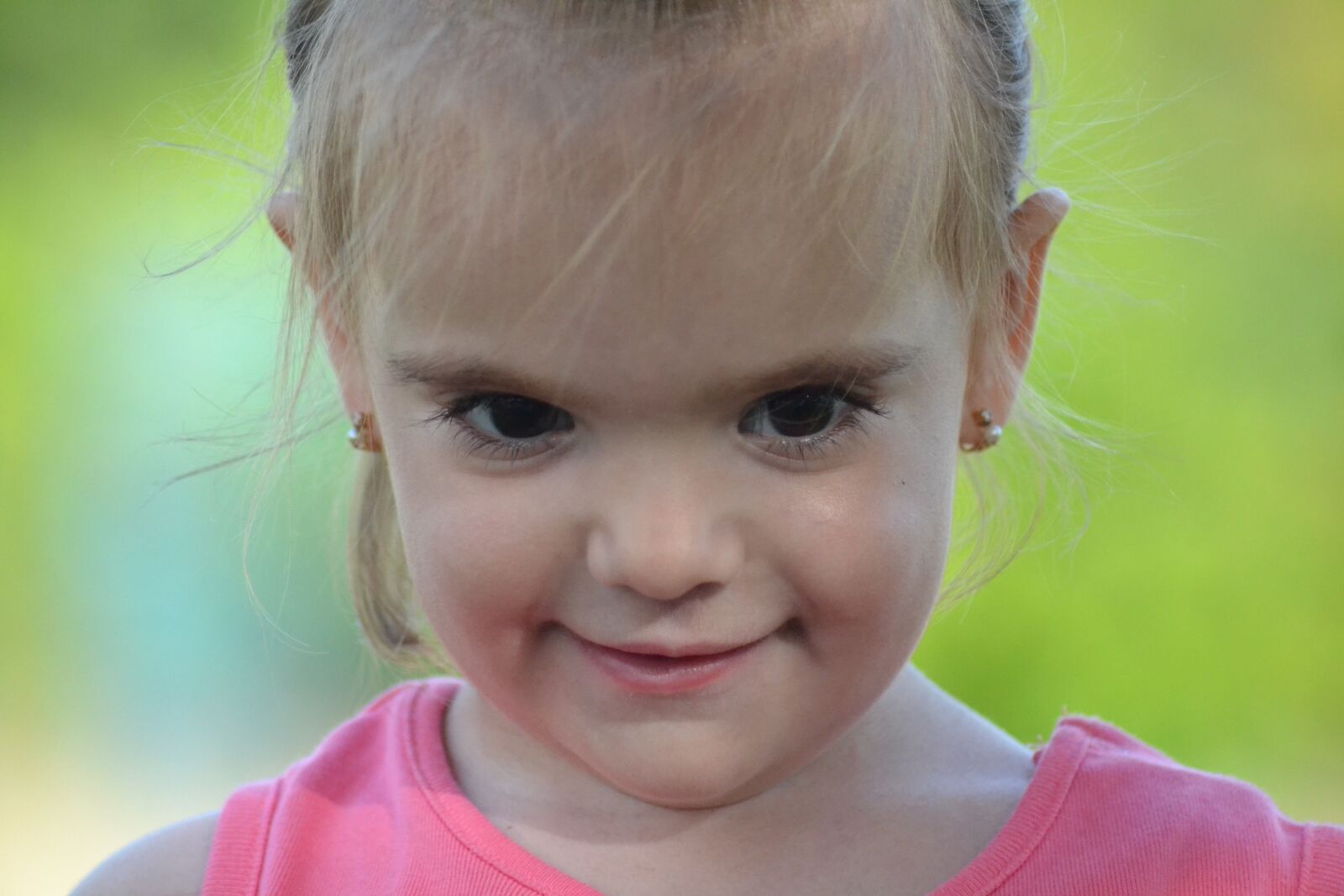 Nikon D3100 sample photo. Girl, look, blonde photography