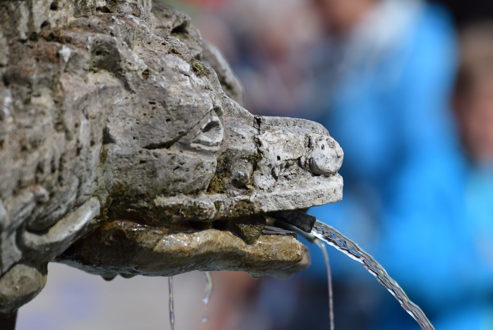 Nikon D3300 sample photo. Fountain, well water, flow photography