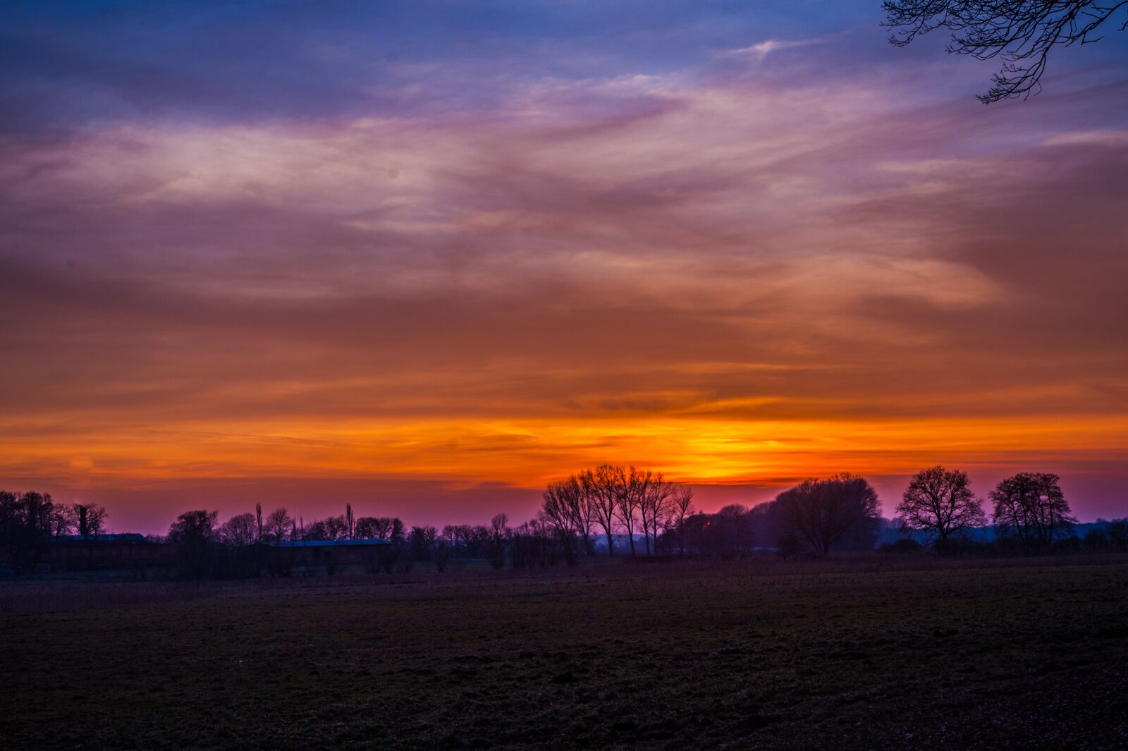 Nikon D700 sample photo. Afterglow, sunset, twilight photography