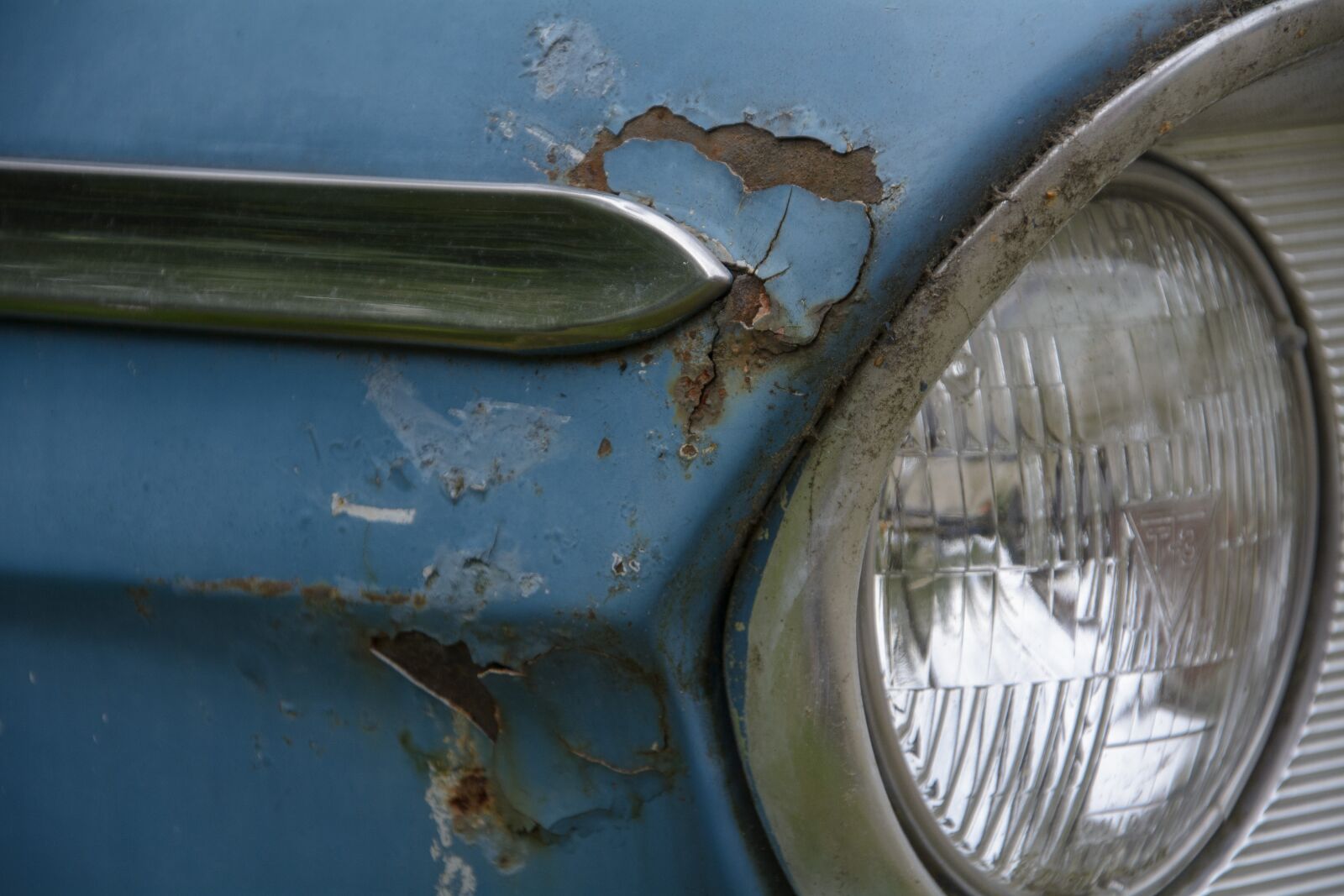 Nikon D7100 sample photo. Car wreck, auto, blue photography