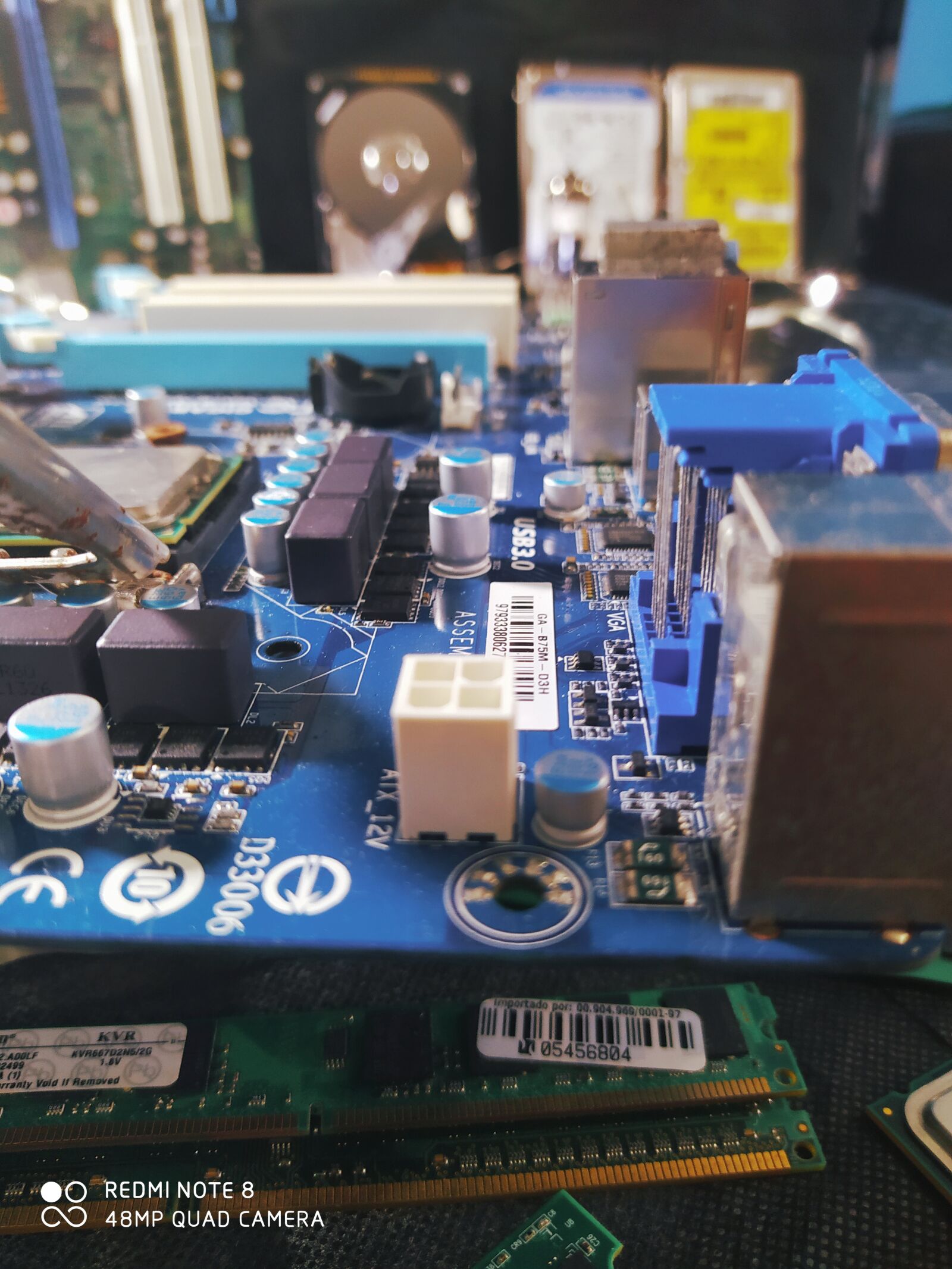 Xiaomi Redmi Note 8 sample photo. Motherboard, infor, tecnologia photography