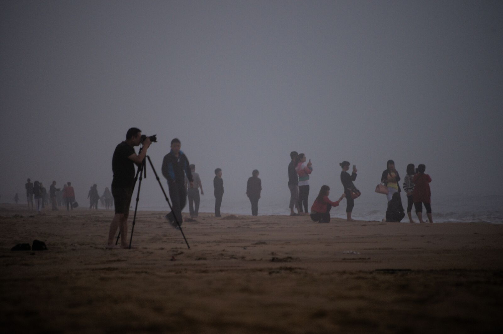 Pentax K-x sample photo. China, rizhao, beach photography