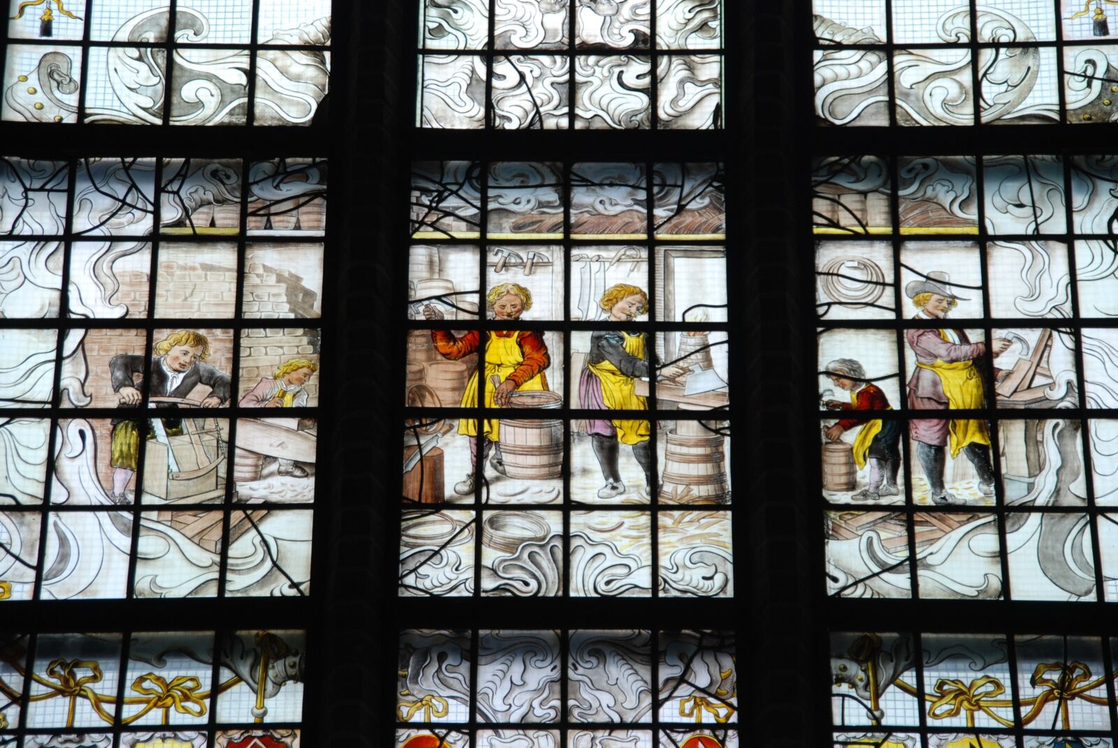 Nikon D80 sample photo. Stained glass, glass, lead photography