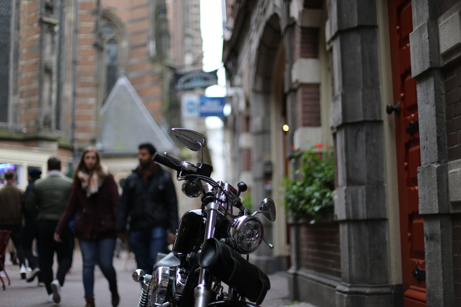 Canon EOS 6D + Canon EF 50mm F1.4 USM sample photo. Motorbike, outside, amsterdam photography