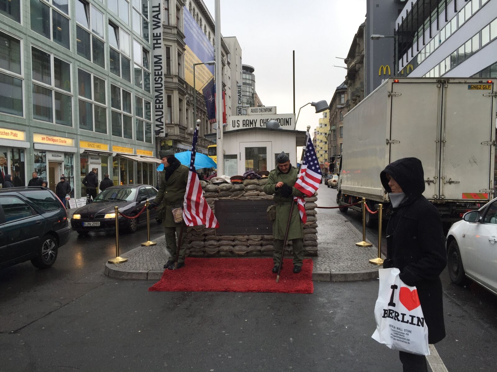 Apple iPhone 6 sample photo. Checkpoint charlie, berlin, germany photography