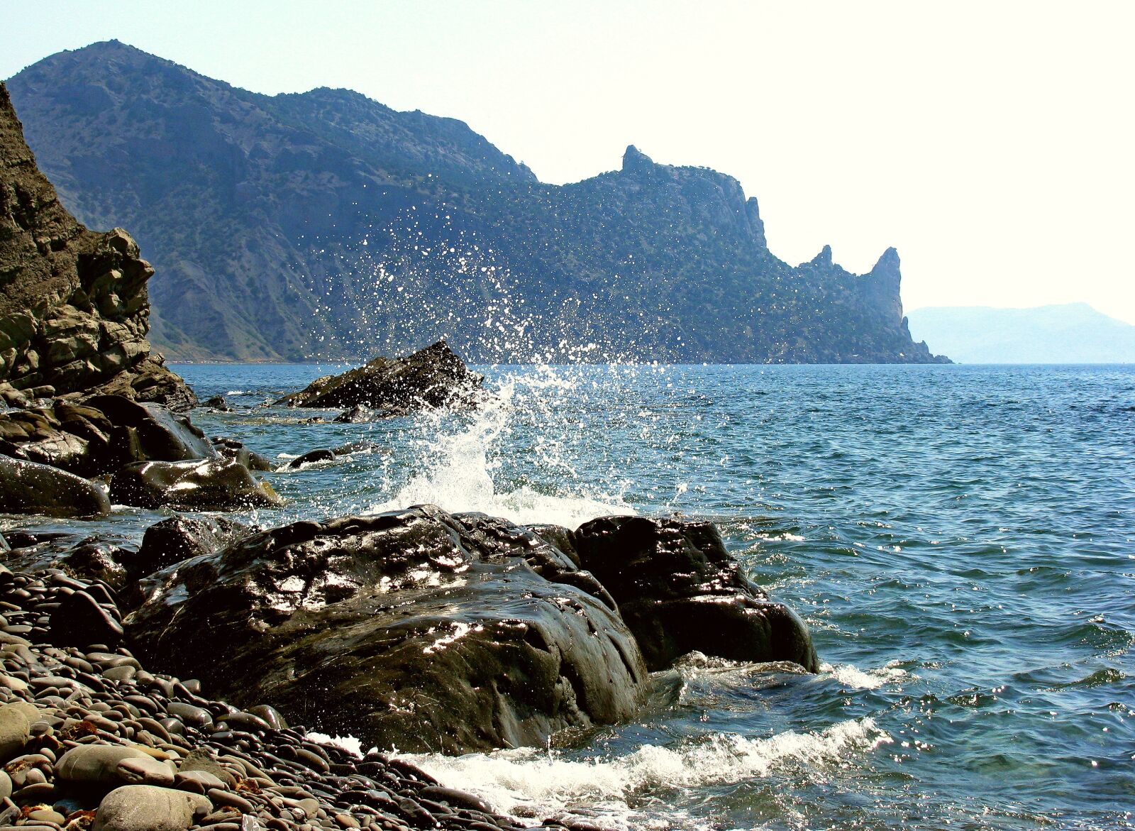 Canon POWERSHOT SX100 IS sample photo. Crimea, sea, summer photography