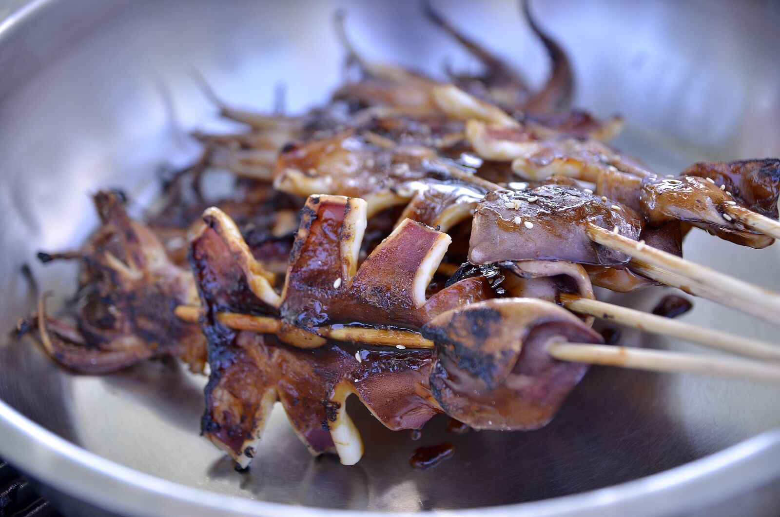 Nikon D7000 sample photo. Squid, food, meal photography