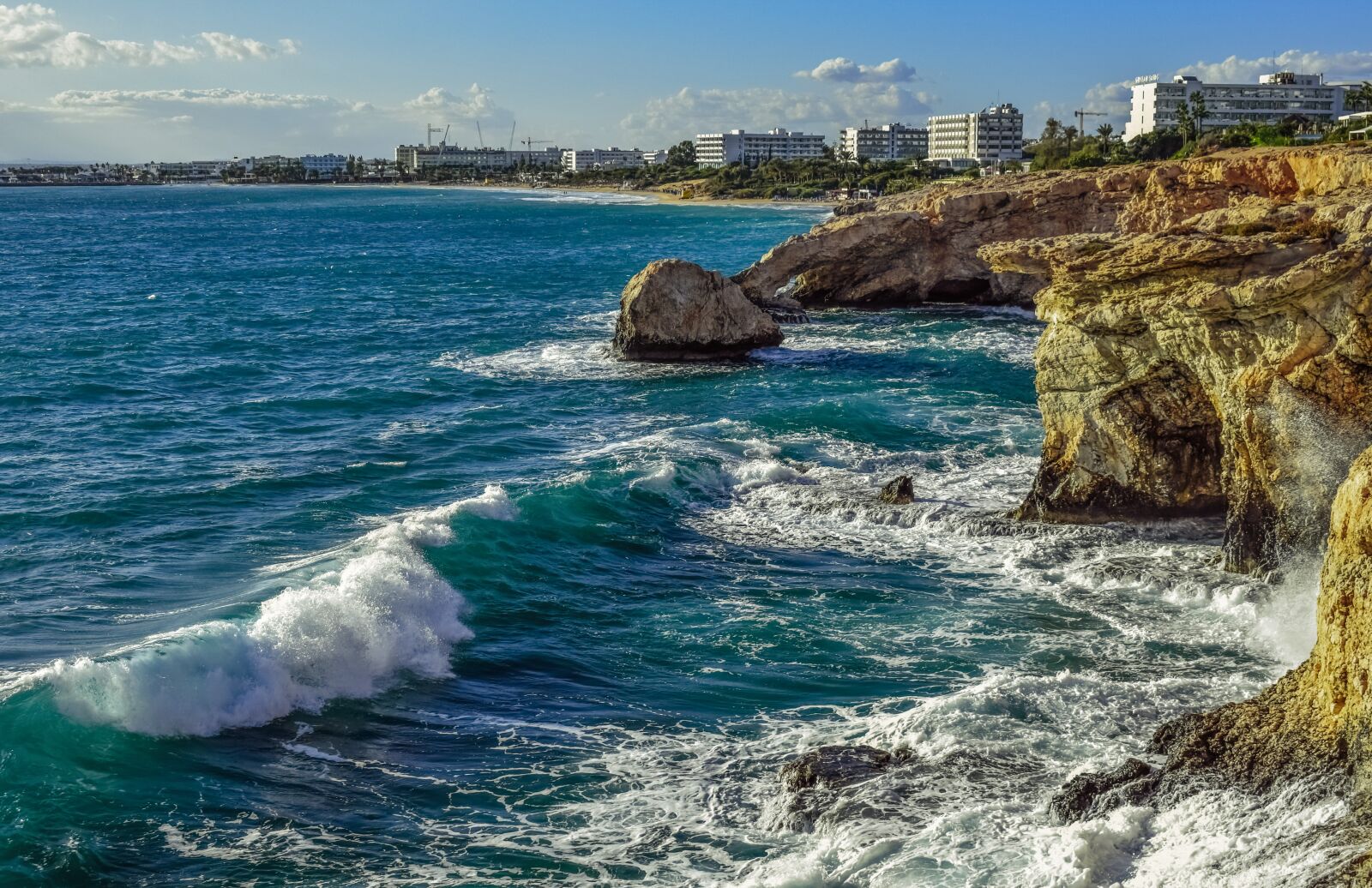 Nikon D3300 sample photo. Cyprus, ayia napa, coastline photography