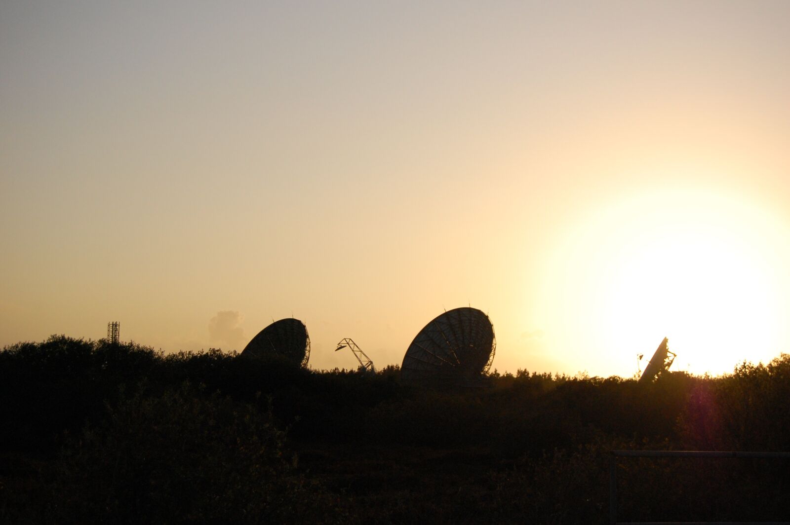 Nikon D40 sample photo. Goonhilly, satellite, satellite dish photography