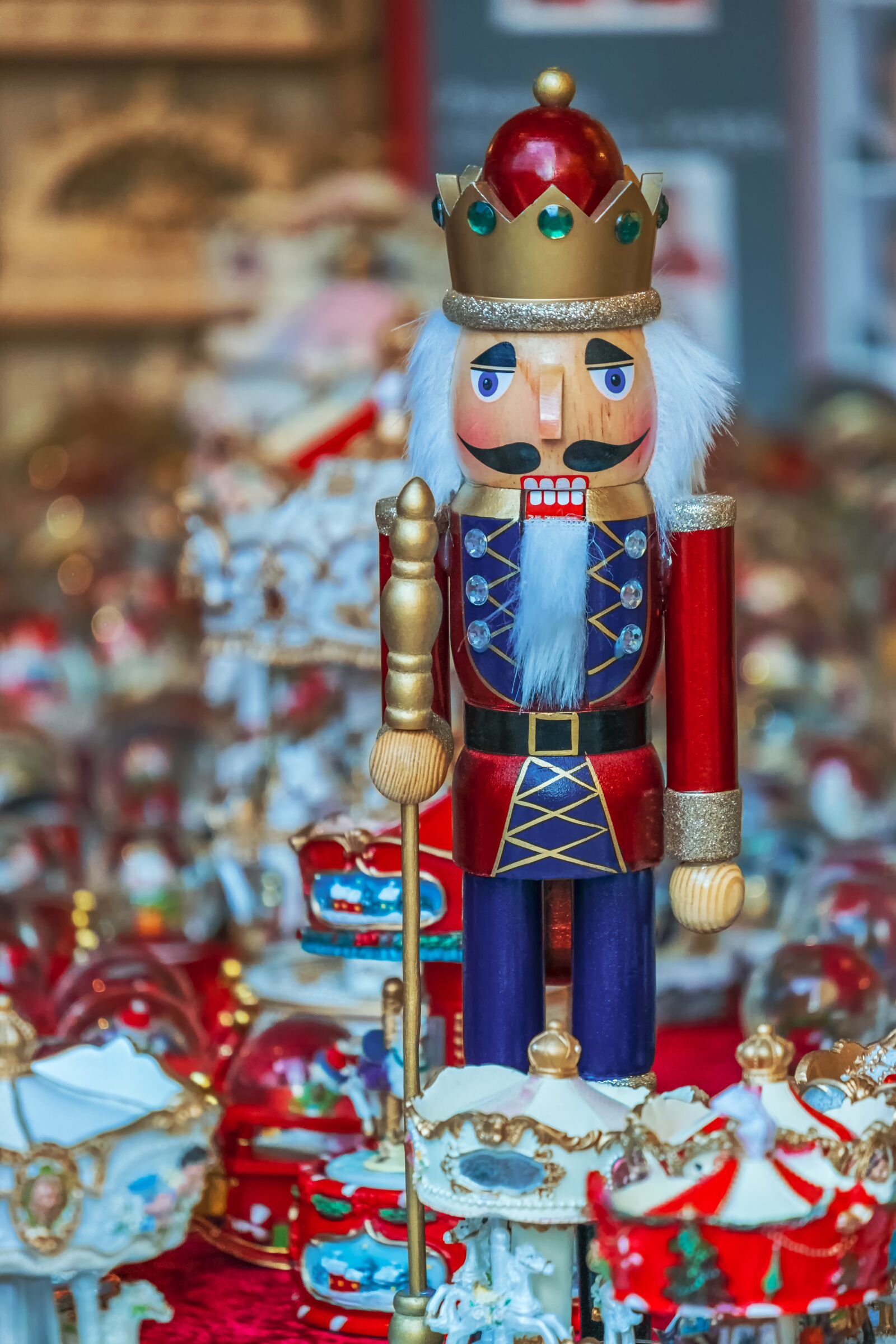 Fujifilm X-T30 + Fujifilm XF 55-200mm F3.5-4.8 R LM OIS sample photo. Christmas, nutcracker, figure photography